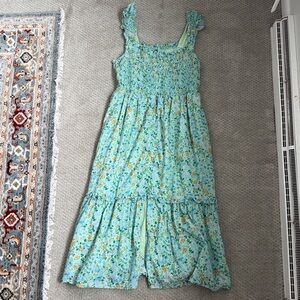 Green Maxi Anthropologie Dress
